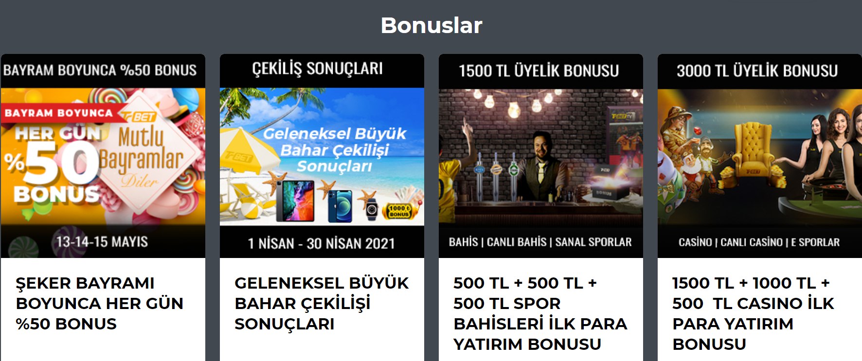 TrBet Bonusları